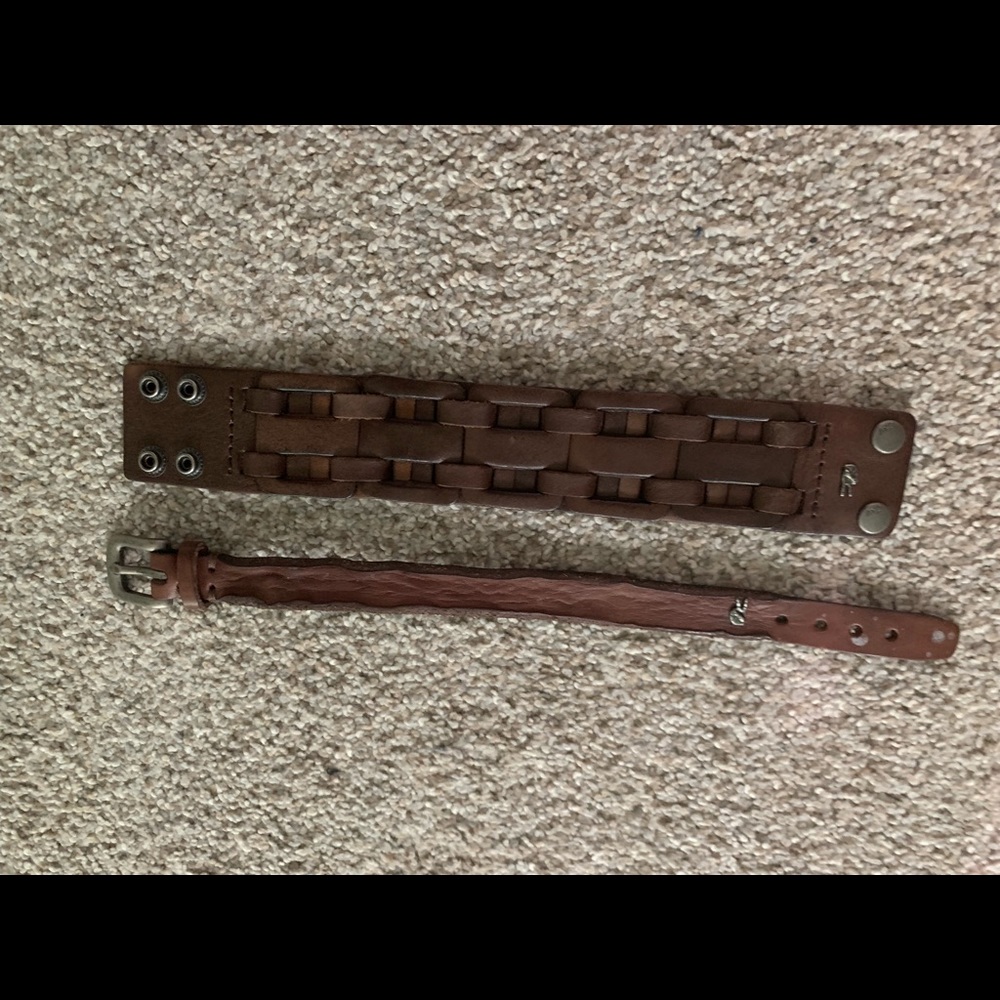 MENS John Varvatos leather cuffs